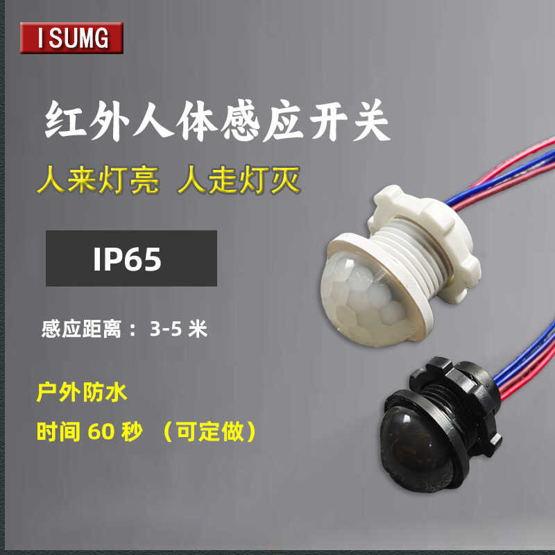改造延时户外防水220V智能感应器