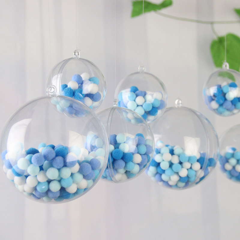 幼儿园环创透明塑料球装饰店铺橱窗布置吊饰屋顶天花板悬挂装饰球,节庆用品/礼品,圣诞装饰品,淘宝优惠券,粉丝福利购,淘宝优惠卷