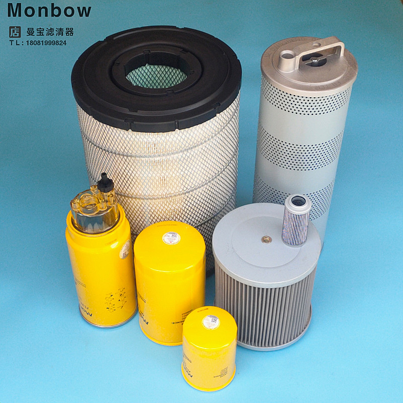 适用徐工210B 230C 260C机油柴油滤芯空气滤芯液压油回油进油滤芯