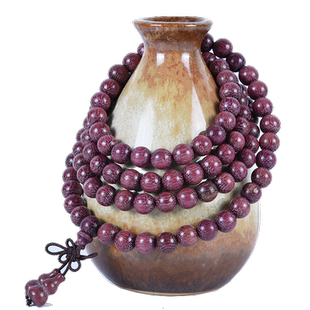 玄同巴西紫罗兰紫苏木紫芯木108颗手链紫色佛珠手串男女款念珠