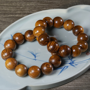 黑花梨顺纹横纹手串大叶黄花梨木红木佛珠手链时尚流行男女手饰品