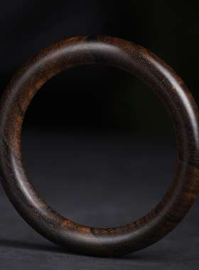 玄同菩萨棋沉香贵妃镯手镯圆环木雕把件手工饰品礼物木饰品文玩