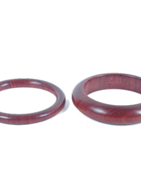 玄同赞比亚血檀手镯非洲紫檀木质镯子圆环贵妃镯时尚女款送女士