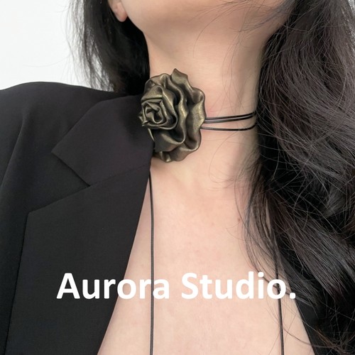 复古鎏金系列千金风颈带