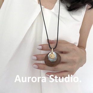 大自然の和谐 I 原创大自然融合长款项链小众时髦毛衣链春夏秋冬