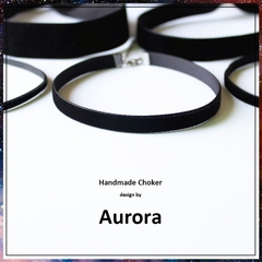 进口黑色丝绒choker项圈男女韩国简约短款颈带chocker 经典锁骨链