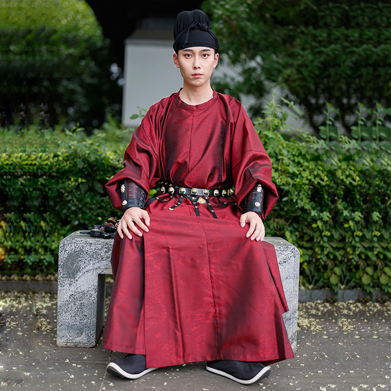 唐代圆领袍狮子图案复刻汉服56元券后