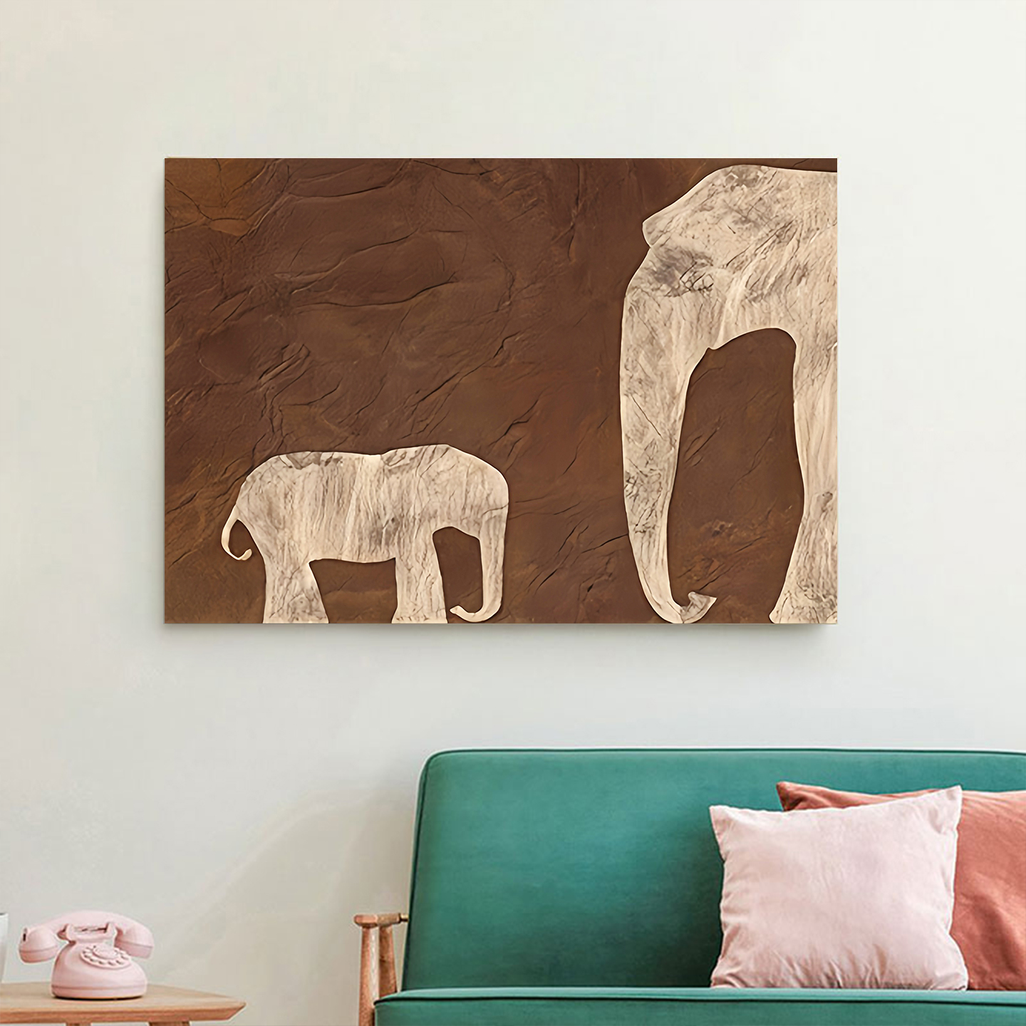 磁吸电表箱装饰画免打孔创意遮挡配电箱盒中古风挂画客厅遮丑神器