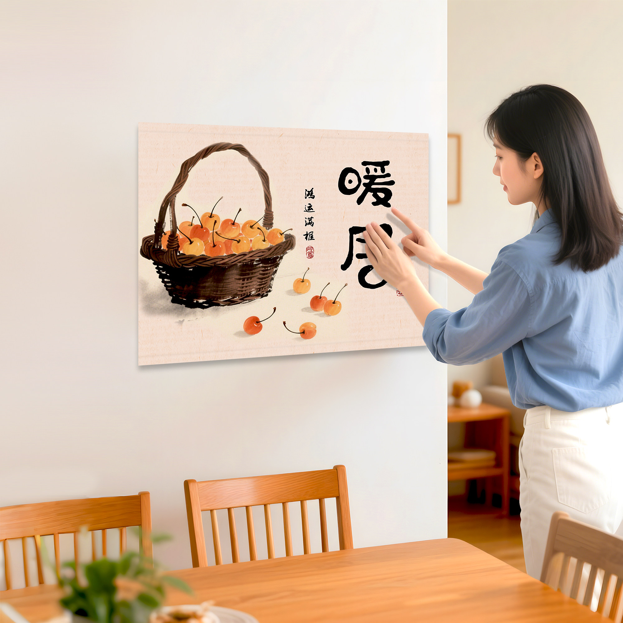 电表箱盒遮挡装饰画2025新款