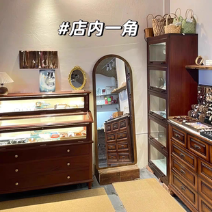 中古玻璃展示柜珠宝首饰陈列柜女装店手串手链组合货架鞋包展示架