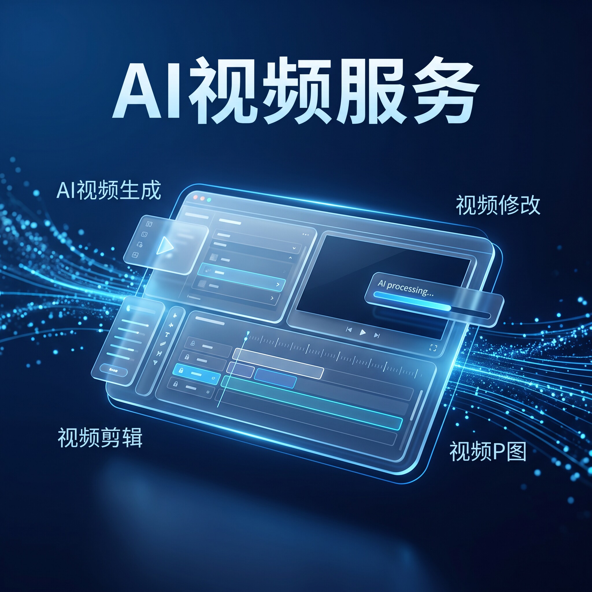 AI智能视频生成剪辑修改服务专业视频制作定制