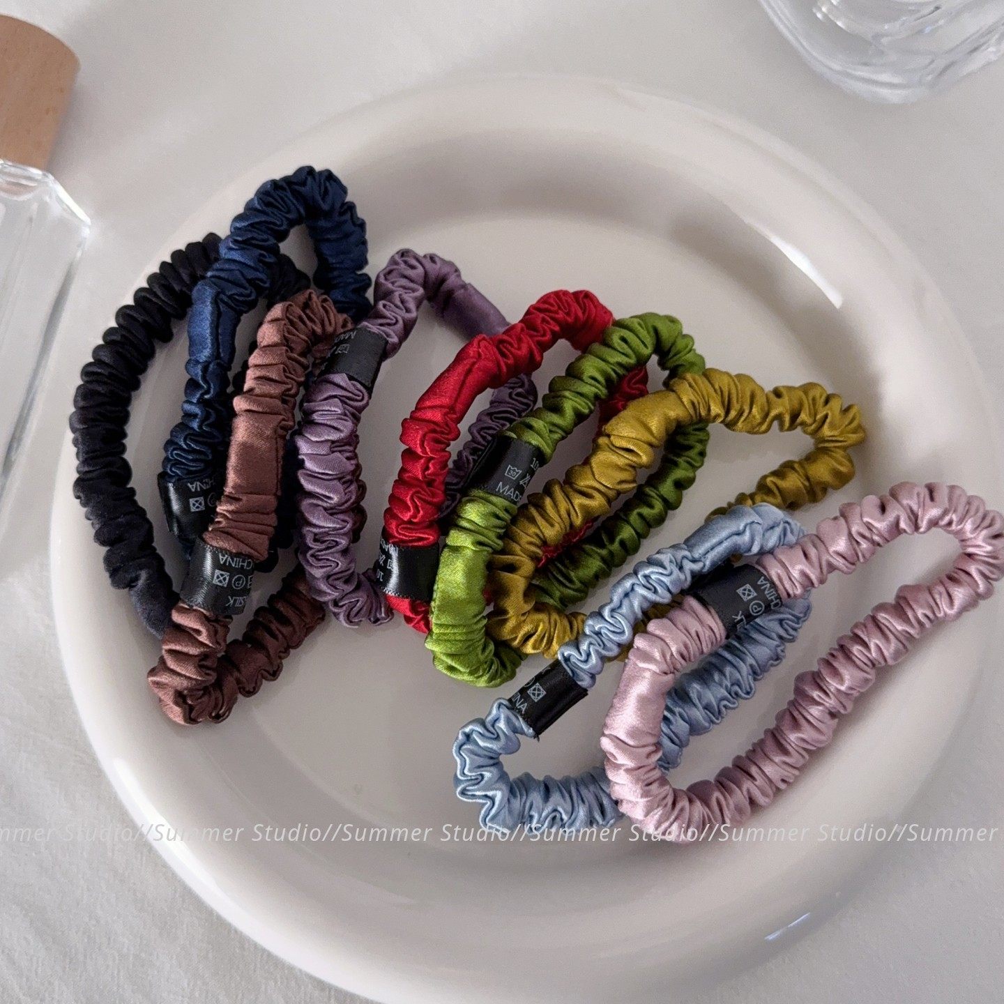 30姆米重磅真丝小肠圈~高弹力不伤发发圈头绳女高级感头花发饰,饰品/流行首饰/时尚饰品新,发饰,淘宝优惠券,粉丝福利购,淘宝优惠卷