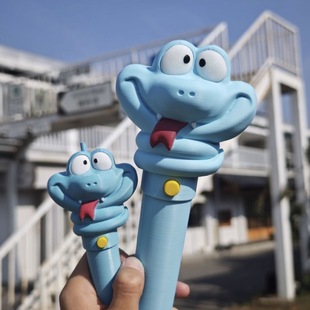 疯狂动物城周边新款盖瑞一条蛇笔筒收纳3D打印盖瑞卡通可爱装饰品