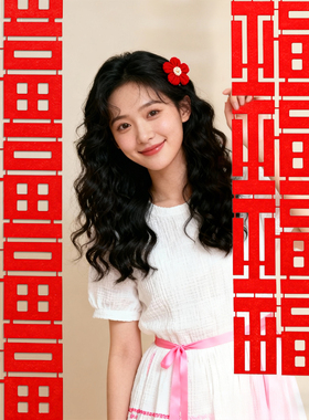 长条福字新年布置装饰用品挂件过年春节拍照道具2026新款客厅挂饰