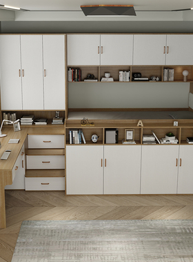 小户型上床下桌子衣柜组合收纳床高架床儿童床一体成人实木阁楼床