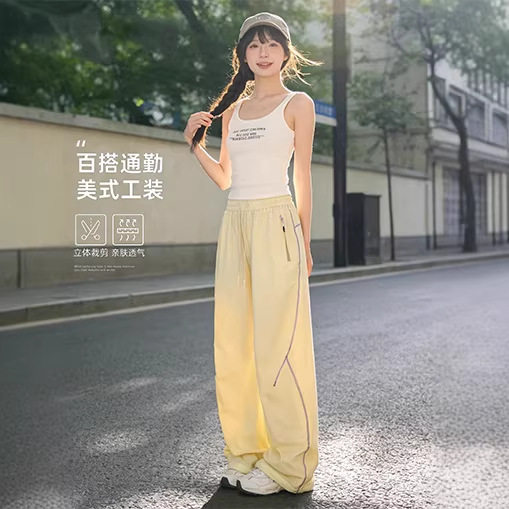 2026新款男女同款美式机能冲锋裤春秋季潮牌男生三防工装休闲裤