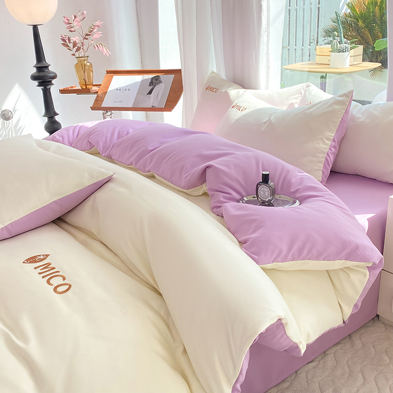 简约轻奢北欧风全棉四件套纯棉