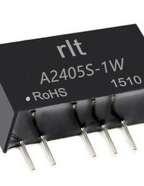 rlt隔离电源模块DCDC24V转正负5V A2405S-1W dcdc降压变换芯片