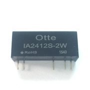 dc-dc隔离稳压电源模块24V转正负12V2W IA2412S-2W DCDC变换器