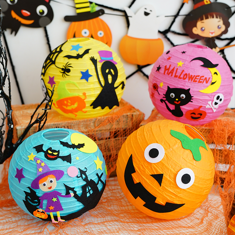 万圣节南瓜灯diy装饰布置背景