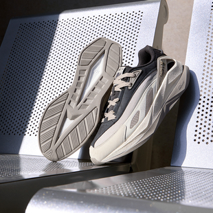 飞船 361度男鞋休闲鞋2026冬季新款网面透气运动鞋厚底复古老爹鞋