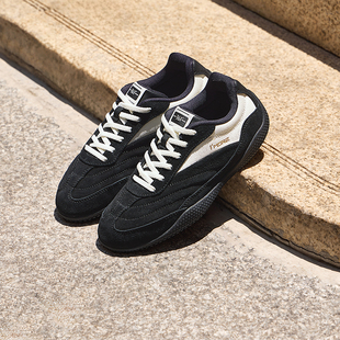 张艺凡同款扁扁鞋 361运动鞋女2026冬季新款T头鞋德训薄底休闲鞋