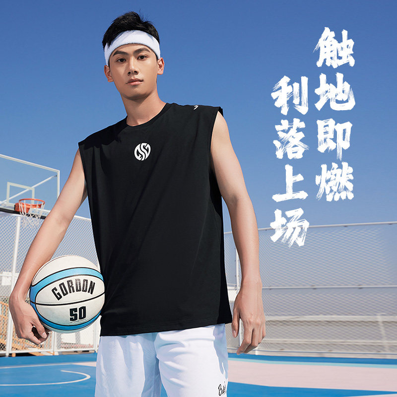 361度运动背心男2026夏季新款无袖篮球服透气冰感t恤坎袖坎肩短袖