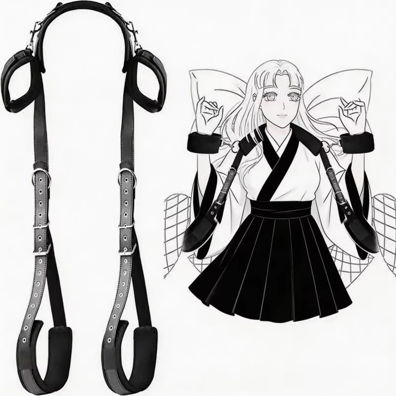 sm情趣道具捆绑调教女友绳子分腿器夫妻床上束缚手铐成人玩具用品