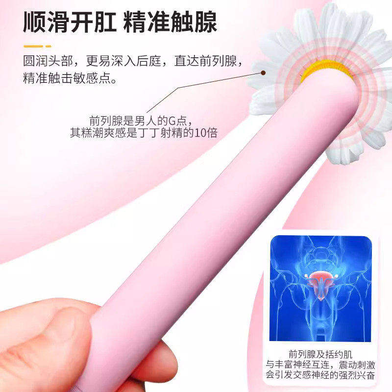 情趣男用品肛塞前列腺按摩器后庭震动自慰棒成人女性跳蛋小玩具工