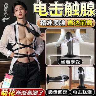 男用电击肛塞后庭自慰器男生肛门前列腺按摩器成人玩具情趣用品小