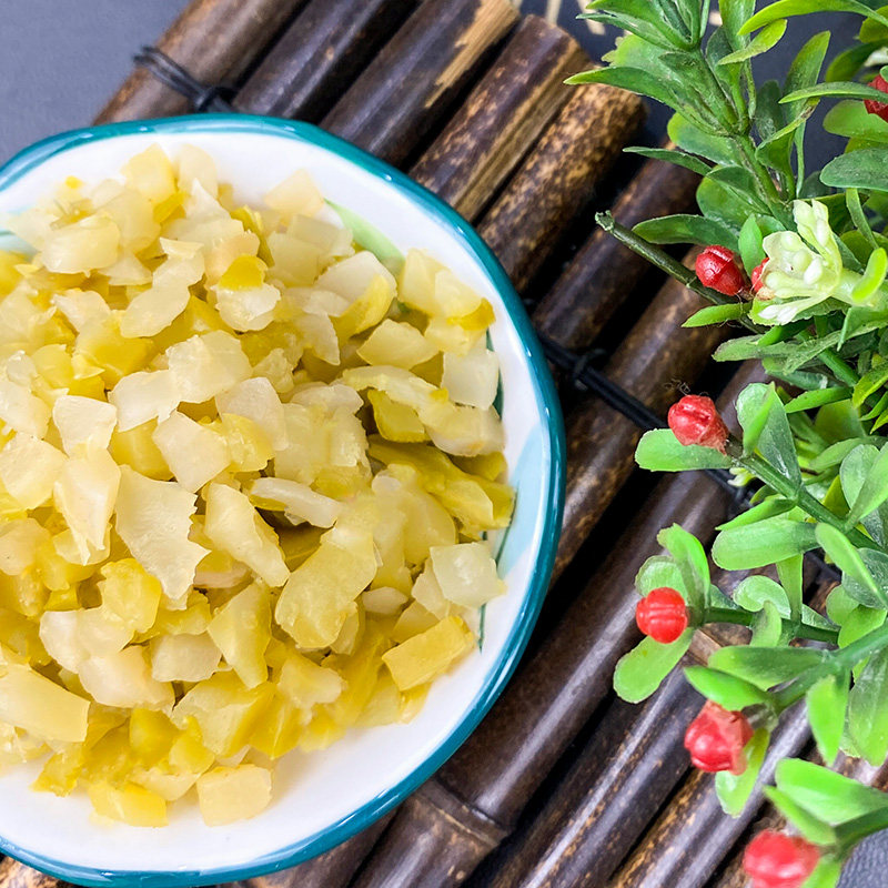 榨菜粒17斤整箱商用重庆小面榨菜碎粒酸辣粉火锅餐饮煎饼豆花配料