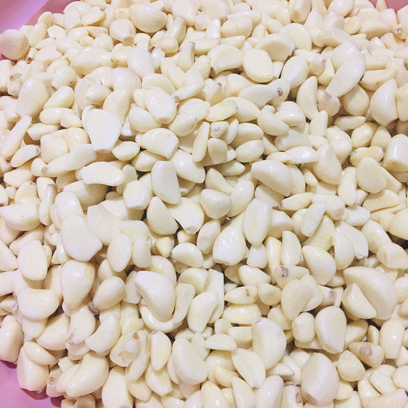 去皮蒜米蒜头干蒜手工剥好脱皮剥皮蒜瓣新鲜大蒜子手剥蒜商用蒜肉
