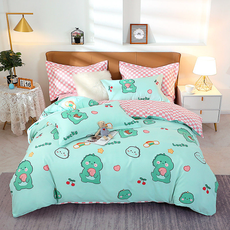 S百人验货匹马棉植物羊绒磨毛四件套60s亲肤裸睡斜纹床上用品套件