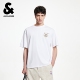 NBA联名雄鹿队T恤运动舒适宽松圆领短袖 杰克琼斯男装 冬新款