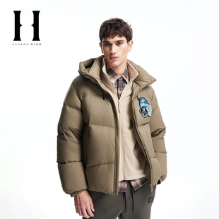 SEASON HIGH NFL联名25冬季新款男羽绒服宽松连帽时尚上衣