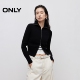 新款 针织衫 亲肤修身 ONLY2025秋季 双向拉链短款 长袖 女 12613A016