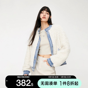 绫致[新]ONLY2023冬季新款时尚气质百搭正反两穿牛仔外套女