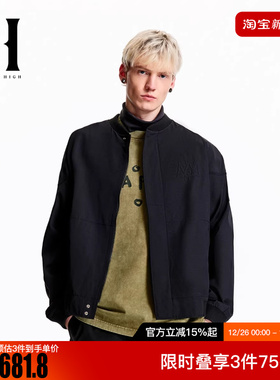 SEASON HIGE冬季BSQ联名舒适潮流时尚立体刺绣棒球服夹克外套男装