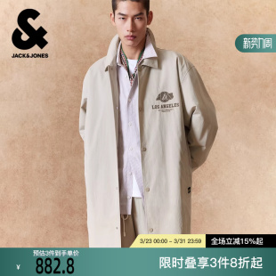 NBA联名款 夹克时尚 湖人队 春季 立体刺绣宽松 杰克琼斯男装