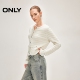 新款 小香风优雅圆领正肩开衫 针织衫 ONLY2026春季 女 12613B004