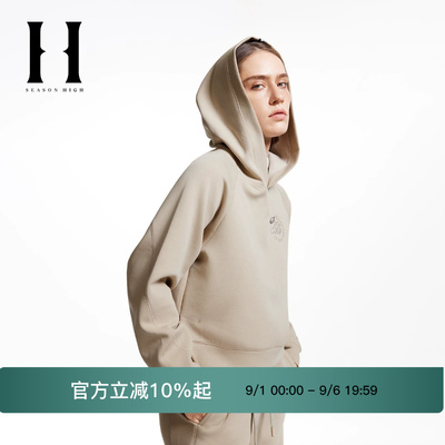 绫致SEASON HIGH女装NFL联名冬季新款舒适百搭连帽卫衣