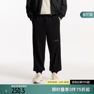 冬季 长裤 休闲裤 潮流百搭加绒松紧束脚休闲卫裤 子 时尚 杰克琼斯男装