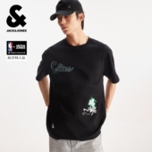 T恤上衣潮流印花贴布圆领宽松 春季 NBA联名款 杰克琼斯男装