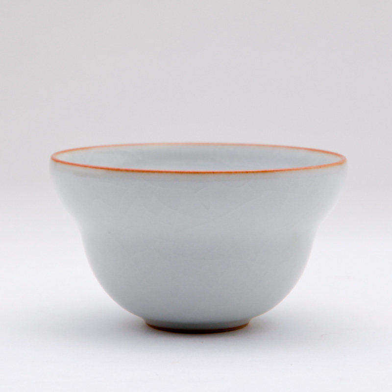 官方正品台湾柏采汝窑冬青釉开片主人杯品茗杯BR158E专柜正品茶杯