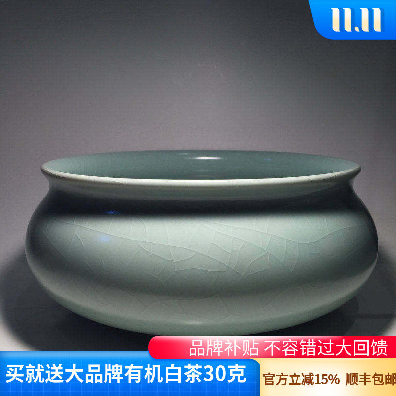 景德镇台湾豆青釉水洗功夫茶具
