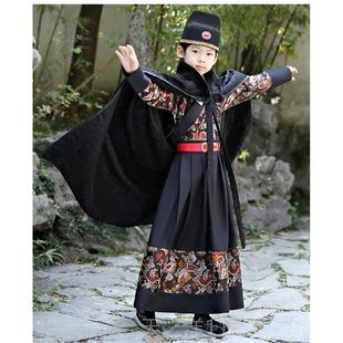 正品儿古装武明代卫大队锦衣卫飞宇服饰男孩汉代四名童袍士表演服