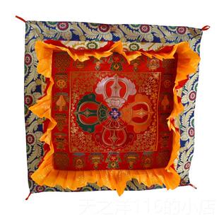 正品藏式宝盖华盖佛1米 藏顶十族密宗家居佛堂装饰彩色字天棚佛像