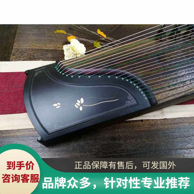 正品焦桐乐器简一兰考泡桐木镂空雕刻黑檀材质成人儿童初级优质古