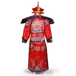 正品清朝干雍正皇帝皇后古装康熙帝帝王朝后服隆龙袍凤袍舞台演出