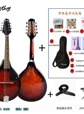 正品陀Tmi乐othy真可爱中级M100高音送学琴全套八弦曼林器曼陀铃
